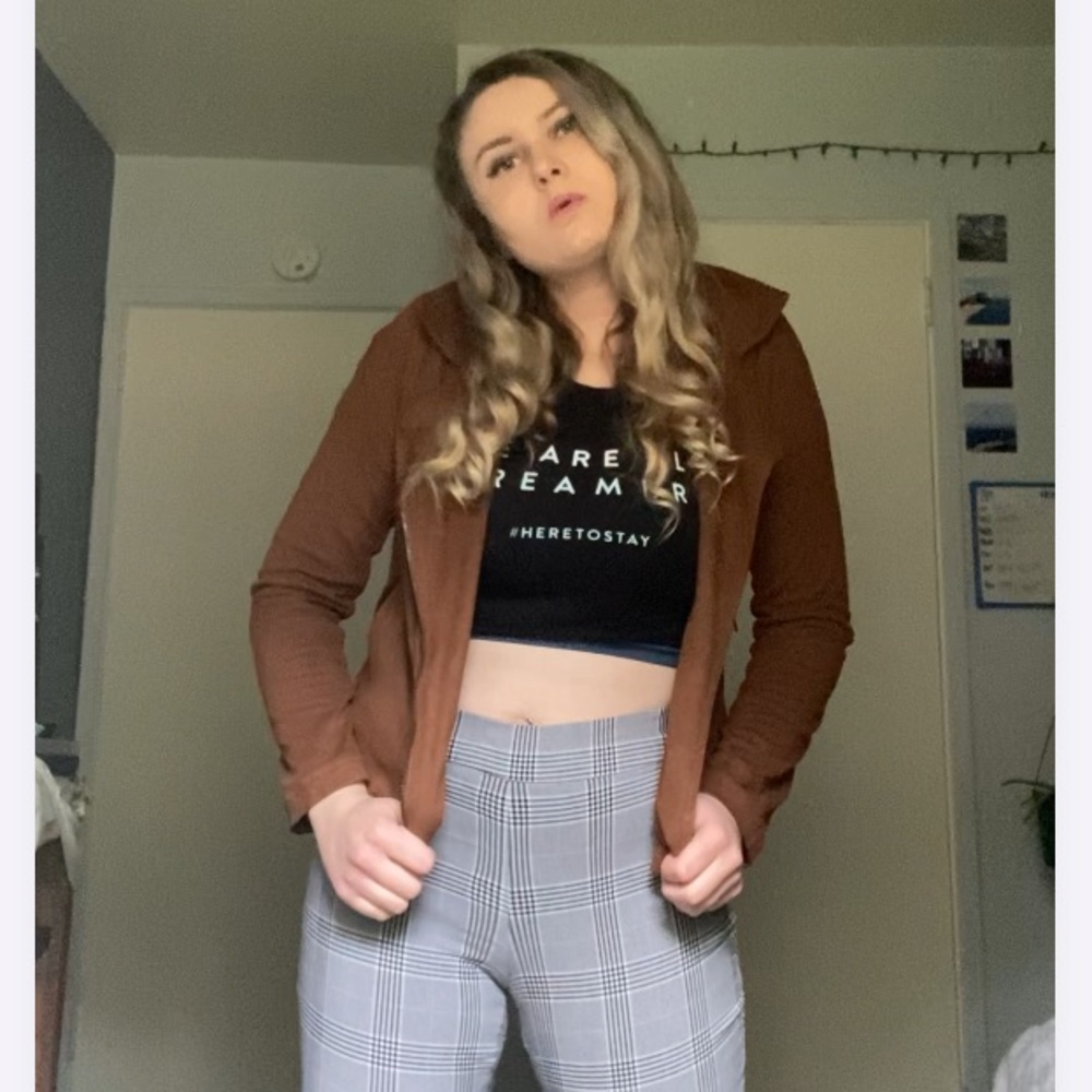 we are dreamers crop top